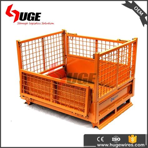 pallet box steel|galvanized metal pallets.